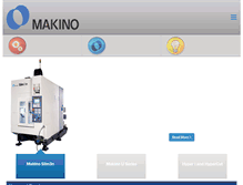 Tablet Screenshot of makino.com.sg